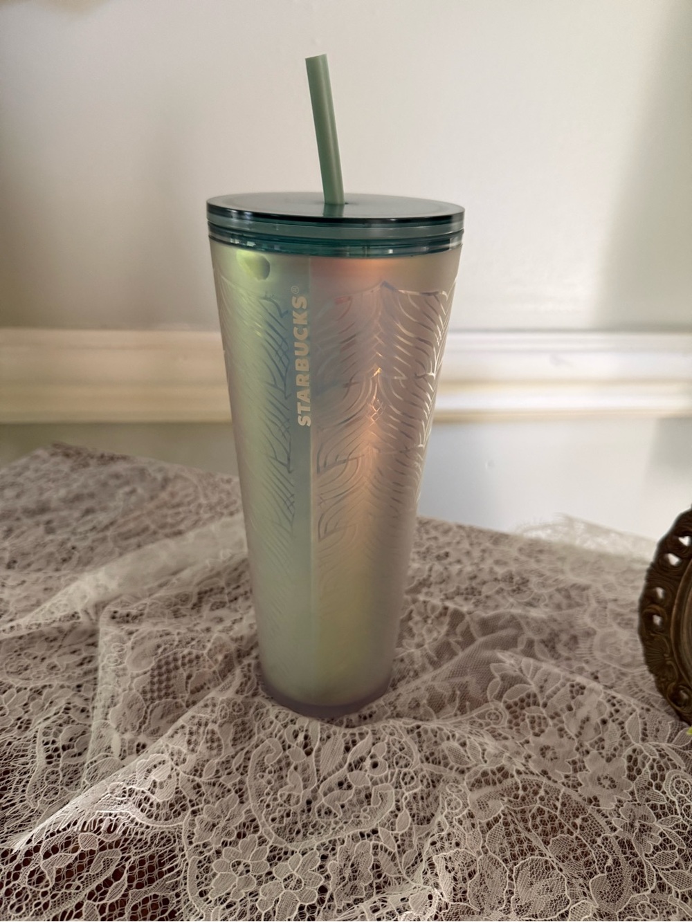 Starbucks mermaid reusable cup